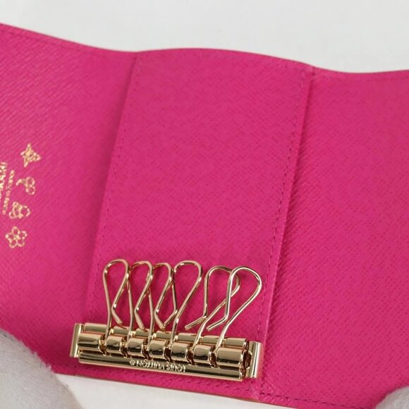 LOUIS VUITTON Multicolor LV x TM Multicles6 Key Case White M14092 Auth 128097SM - Picture 14 of 16